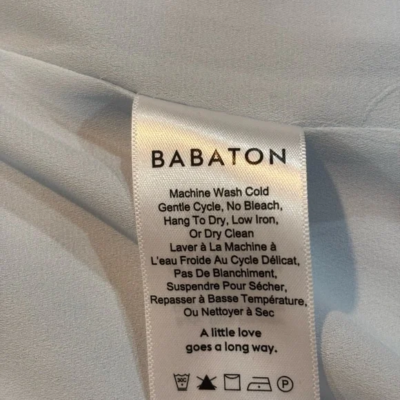 Babaton Soft Blue Blouse - Picture 11 of 11